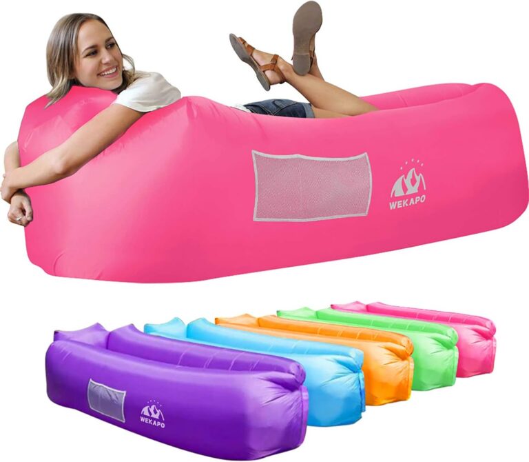 Inflatable air lounger couch