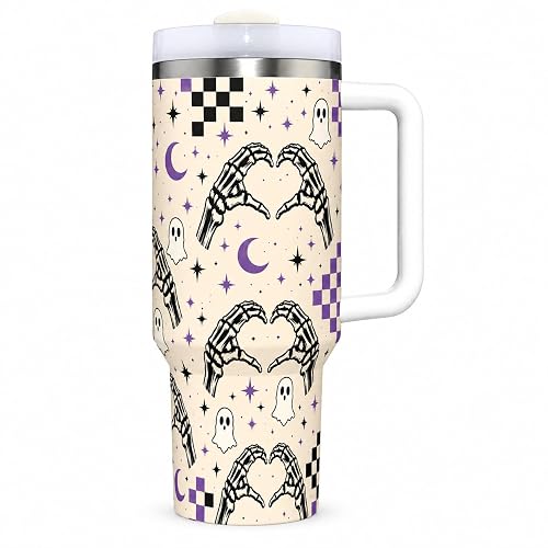 Halloween 40 oz Insulated Tumbler with Handle