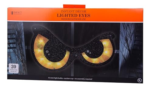 Lighted Eyes Window Decoration