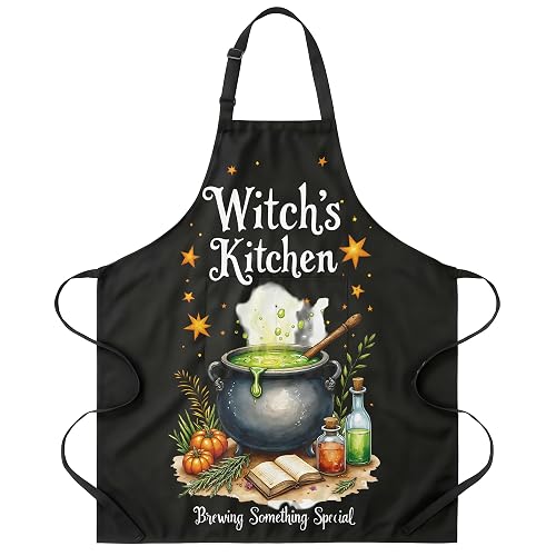 Witchs Kitchen Cauldron Apron