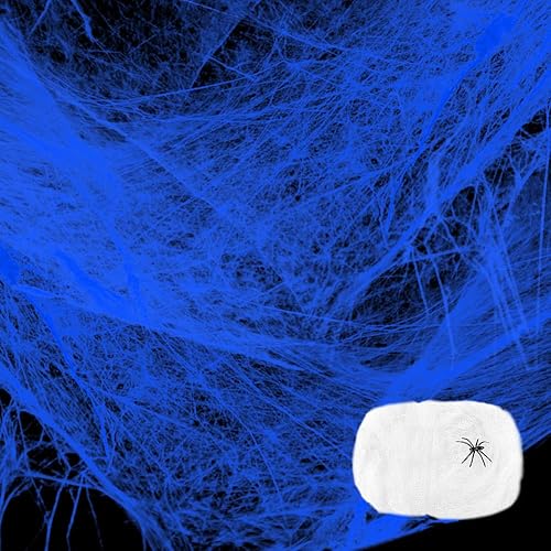 800 Square Feet of Glow in the Dark Spider Web