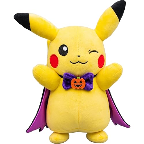 Pikachu Plush with Spooky Cape