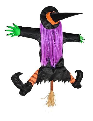 Crashing Witch on a Broom