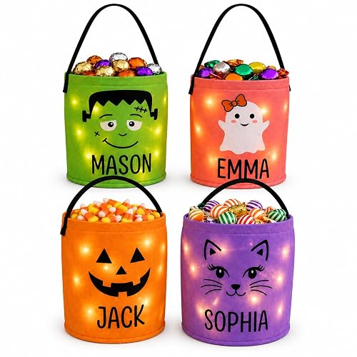 Personalized Halloween Candy Bag