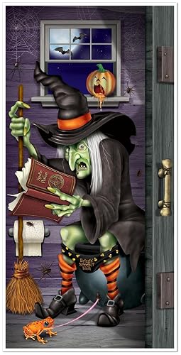Witch Restroom Door Cover