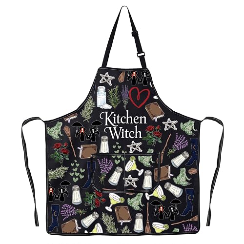 Kitchen Witch Halloween Apron