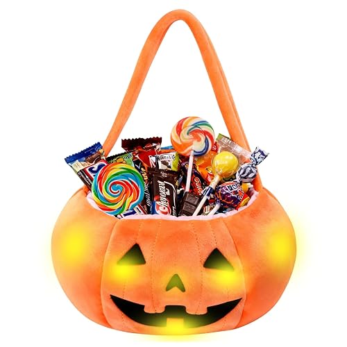 Light Up Halloween Treat Bucket