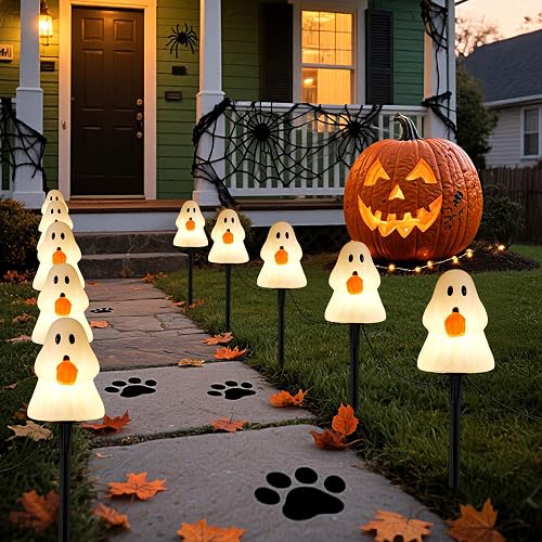 Ghost Pathway Light Stakes, 5 Pack