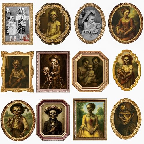 3D Changing Face Wall Decorations, 12 Pack