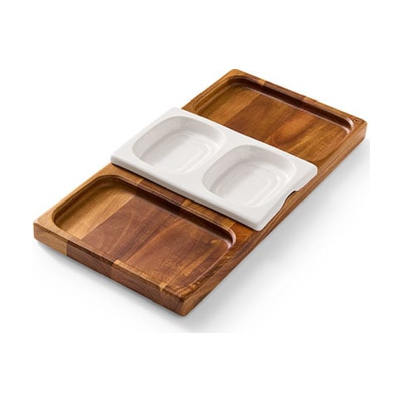 Pampered Chef Dual-Sided Charcuterie Board Set