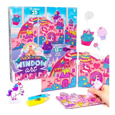 Made By Me unicorn window art craft kit