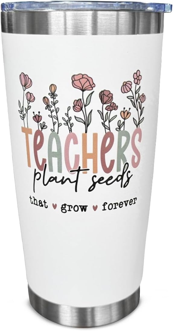 Teacher 20 ounce insulated travel tumbler