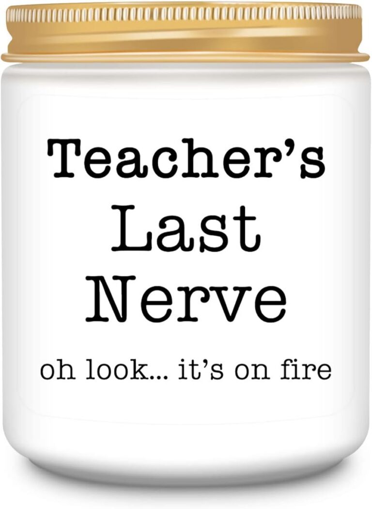 Teacher’s last nerve funny candle