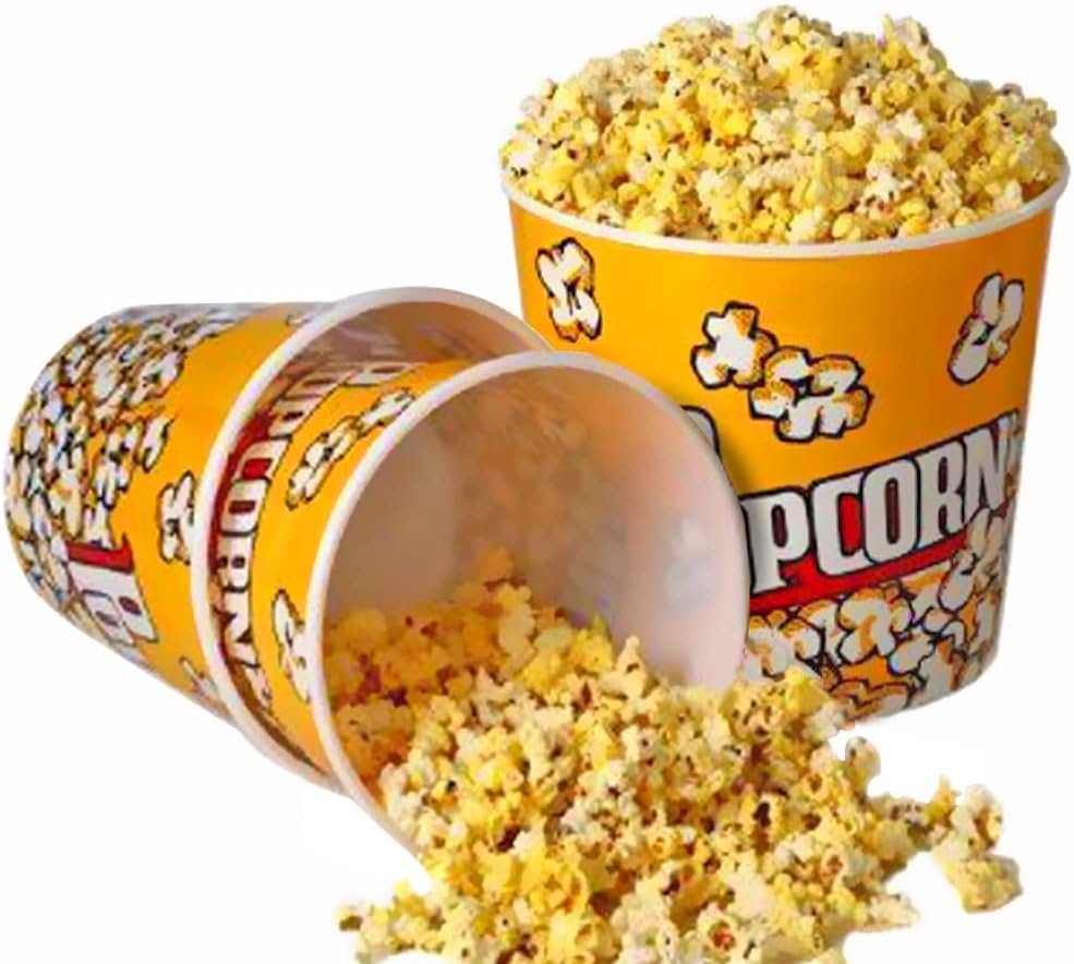 Retro popcorn containers