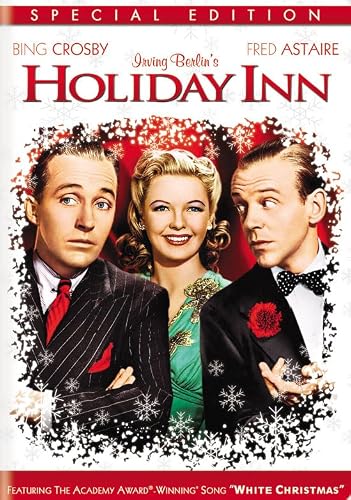 Holiday Inn DVD cover, a romantic Christmas movie