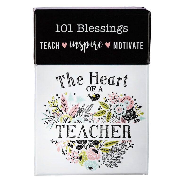 The Heart of a Teacher box of blessings scripture cards
