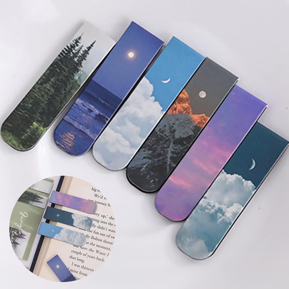 Magnetic bookmarks page markers