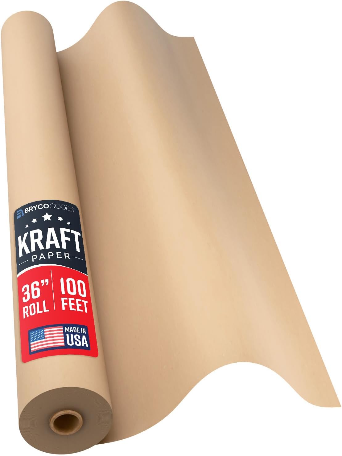 Brown kraft paper roll