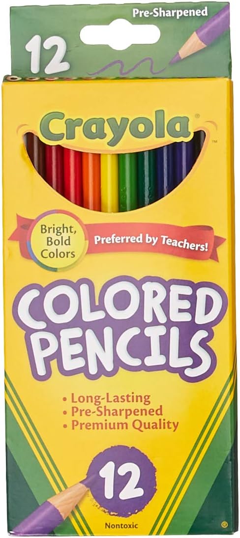 Crayola colored pencils, 2 packs of 12