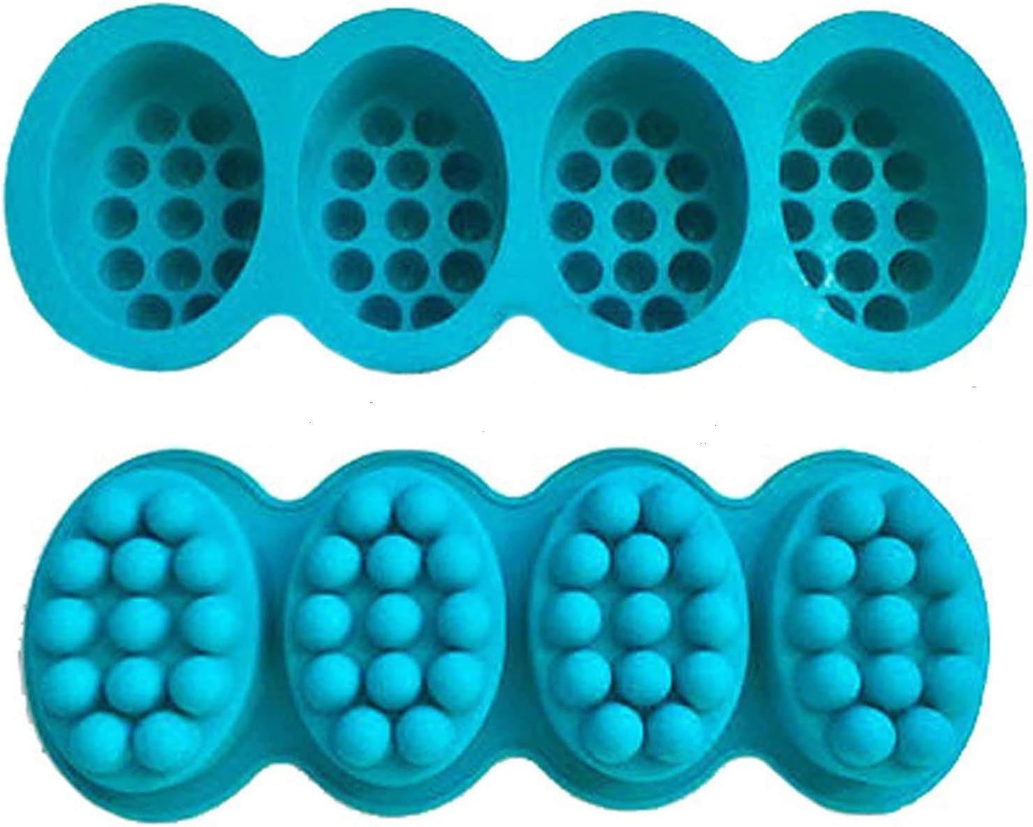Massage bar silicone soap molds