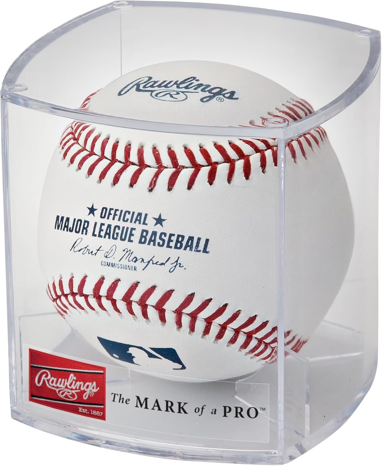 Rawlings official league baseball with display case