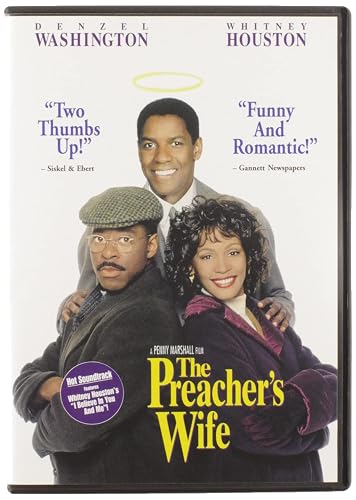 The Preacher’s Wife DVD cover, a romantic Christmas movie