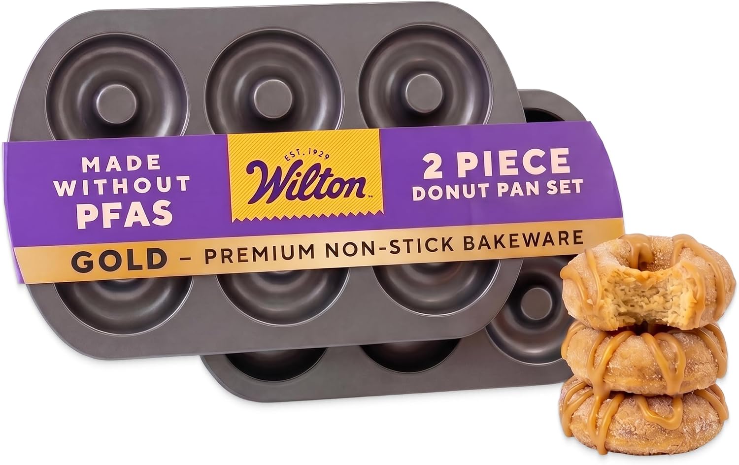 Wilton nonstick donut pan set