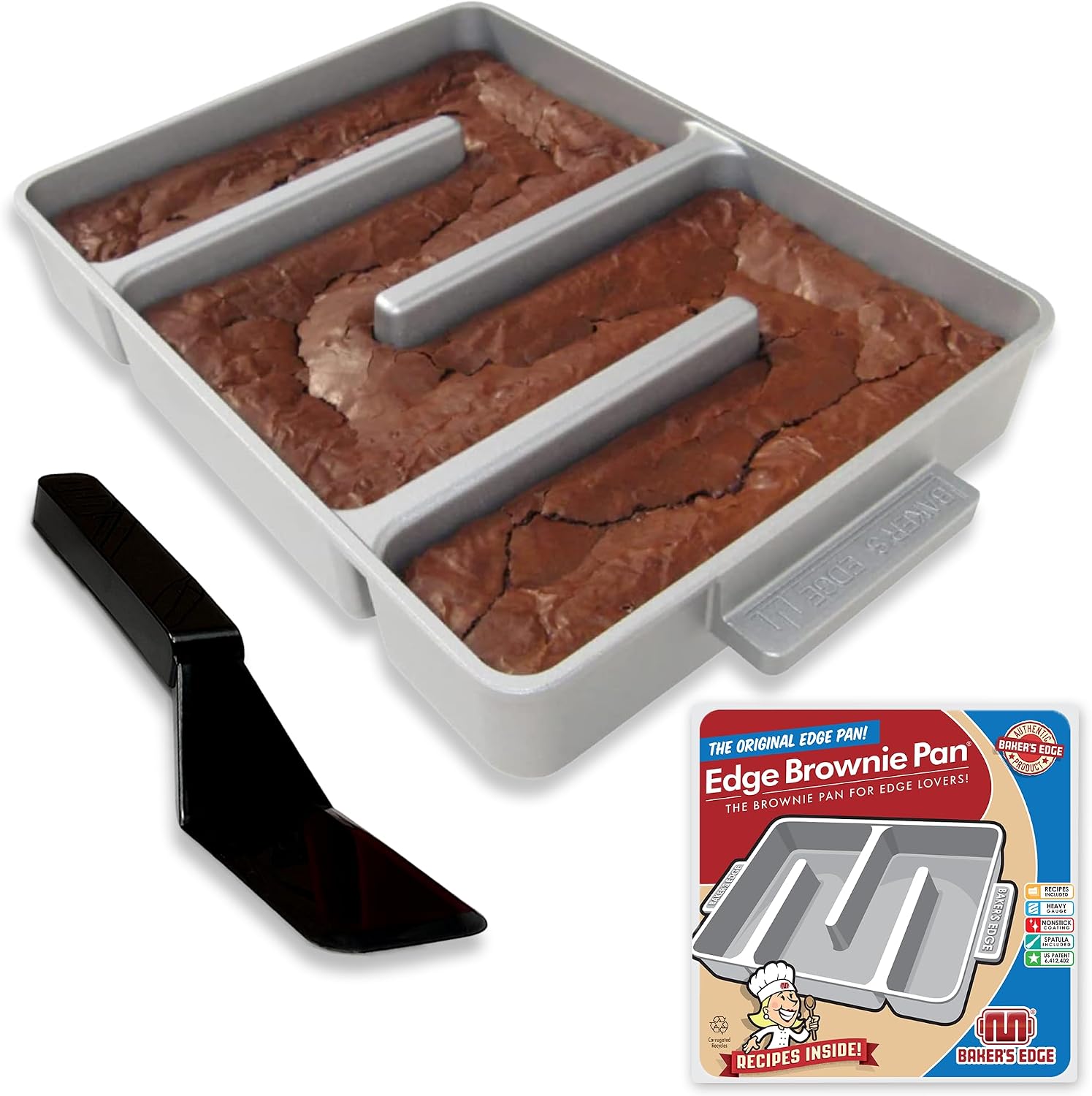 Baker's Edge brownie pan