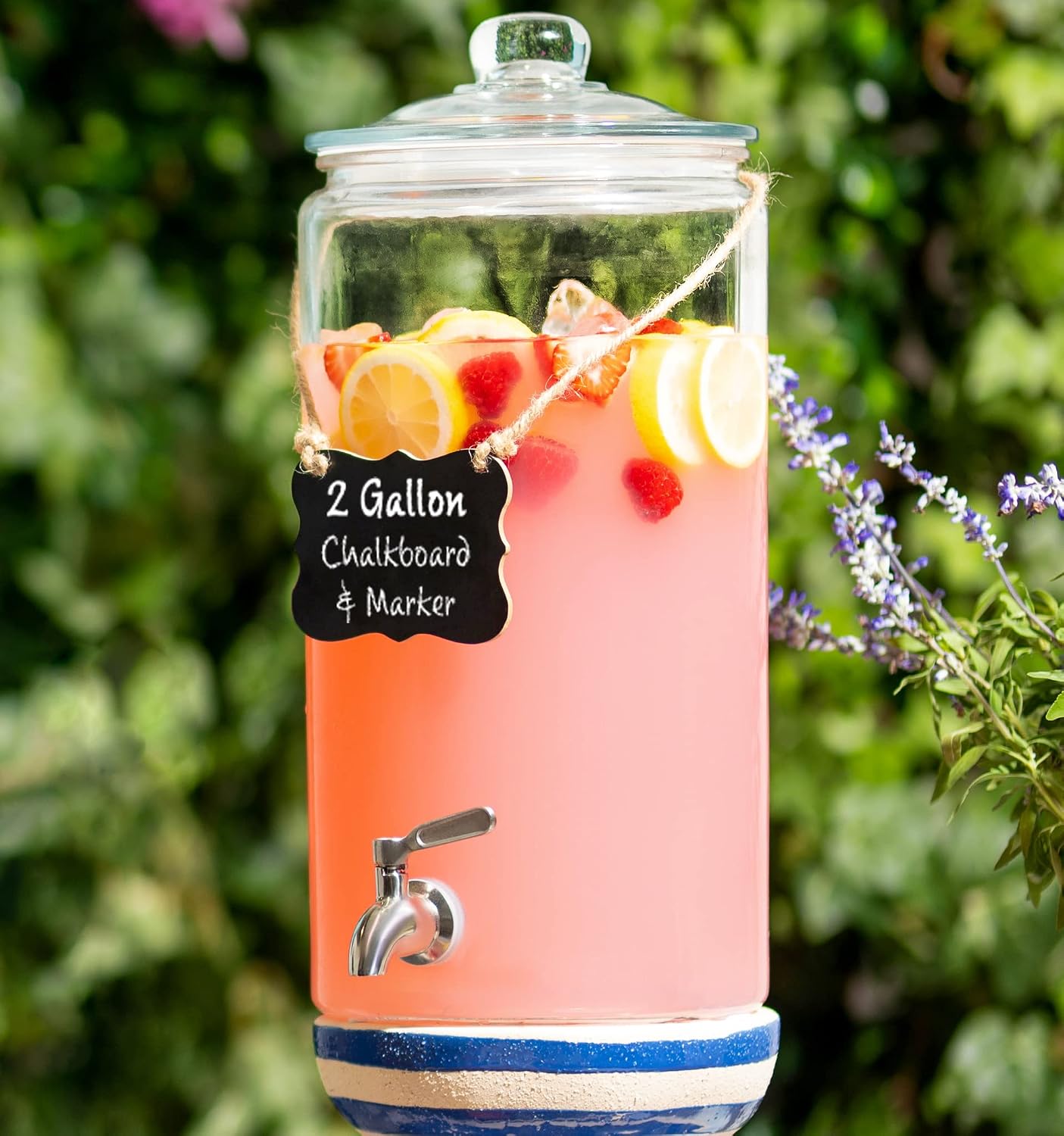 2 gallon beverage dispenser with spigot