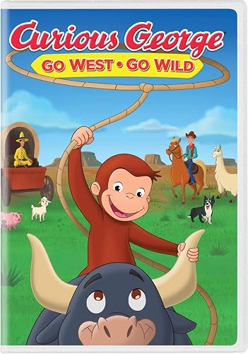 Curious George Go West Go Wild DVD cover