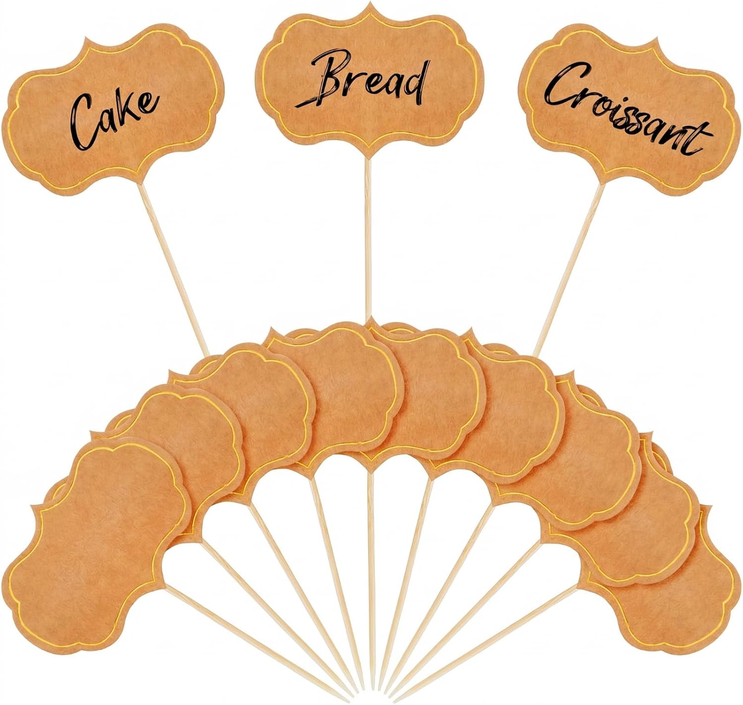 Cheese marker toothpick labels