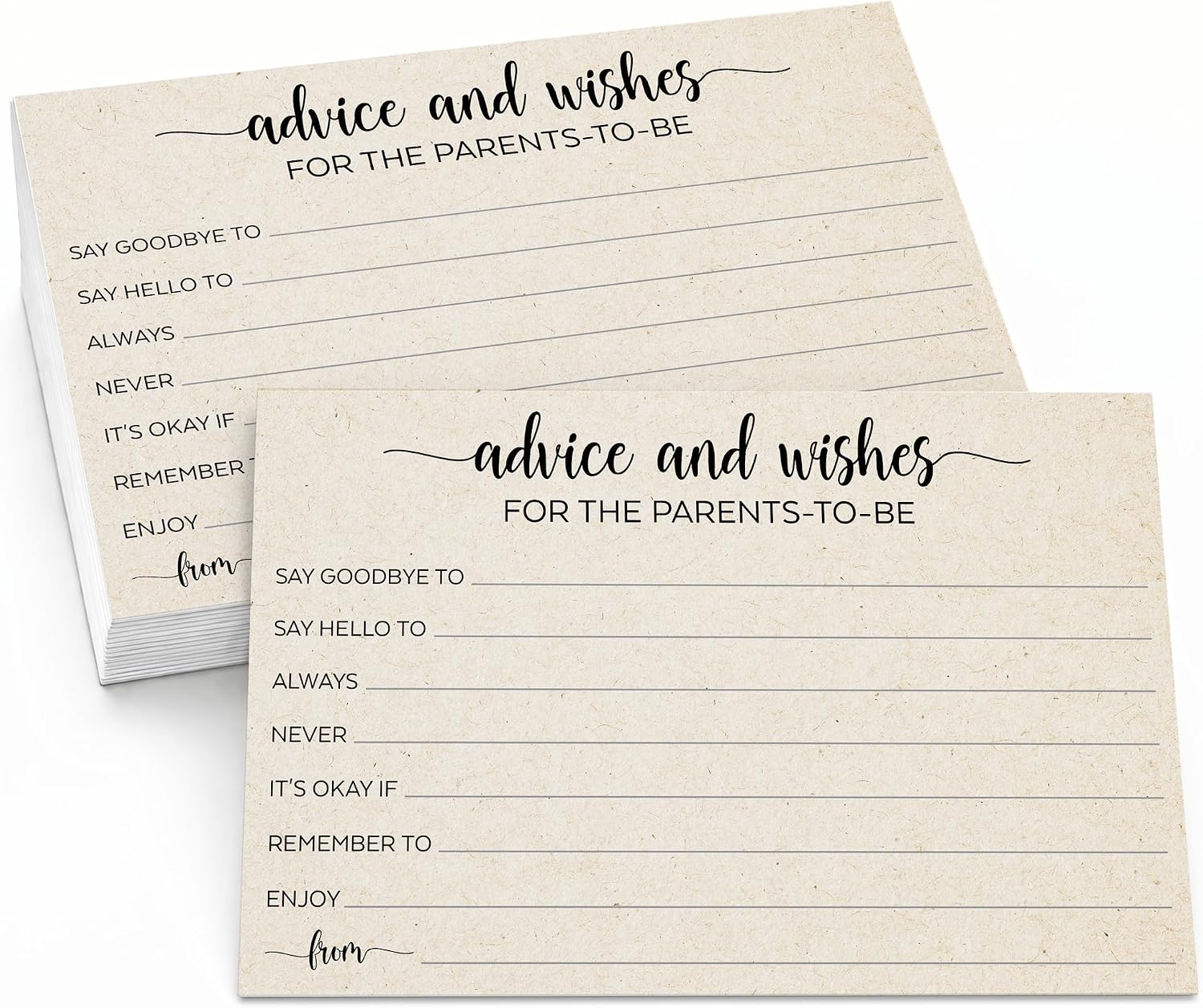 Advice for parents to be cards