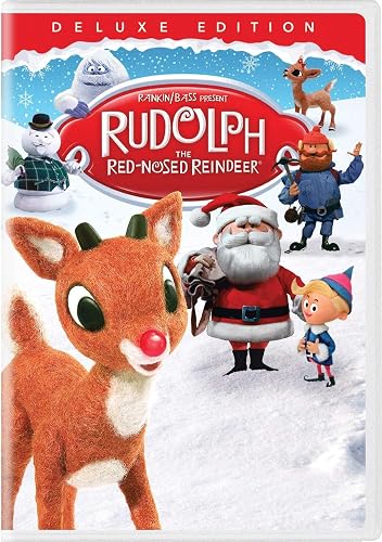Rudolph the Red-Nosed Reindeer DVD cover, a Christmas movie for kids