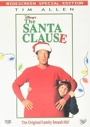 The Santa Clause DVD cover, a Christmas movie for kids
