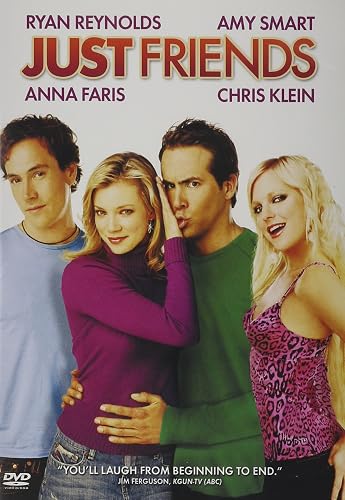 Just Friends DVD cover, a romantic Christmas movie