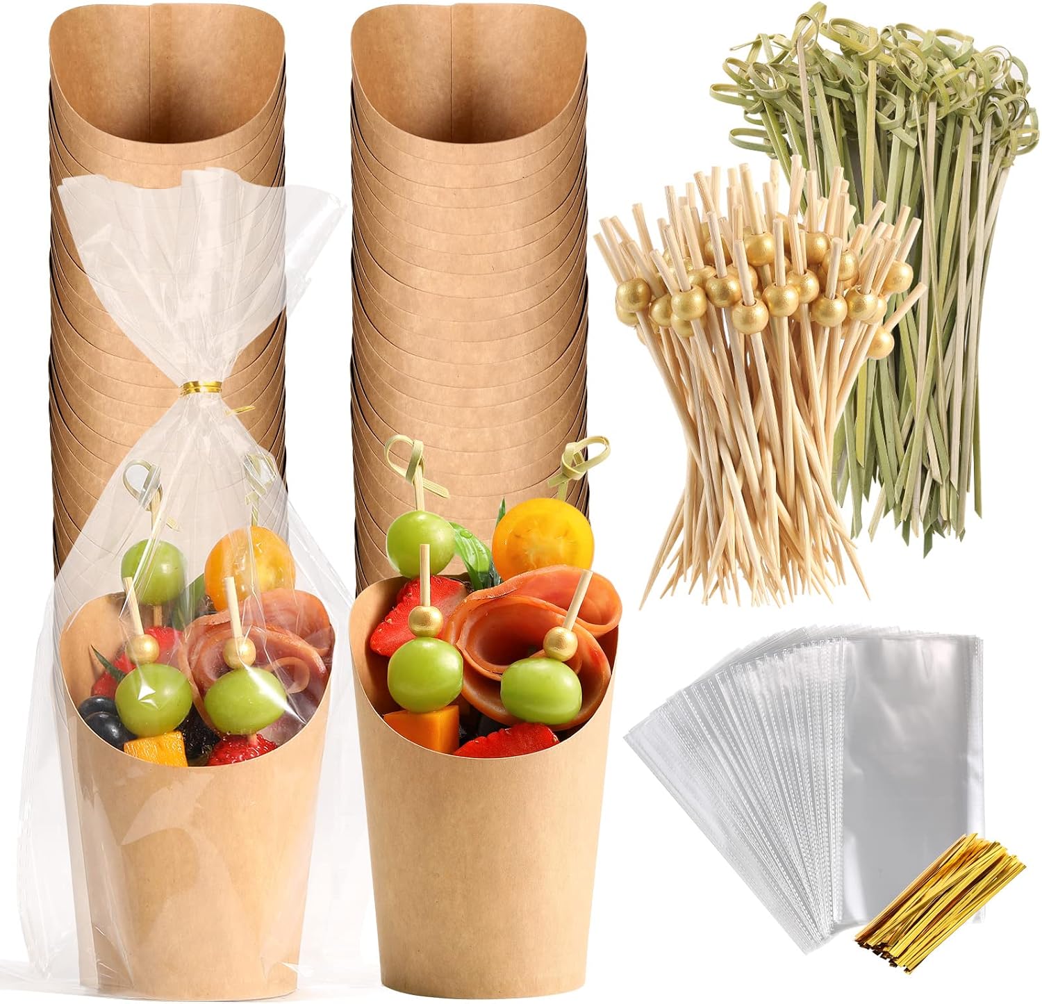 Disposable charcuterie cups
