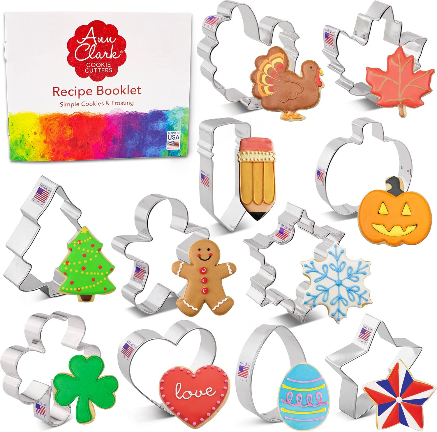Ann Clark seasonal cookie cutter set