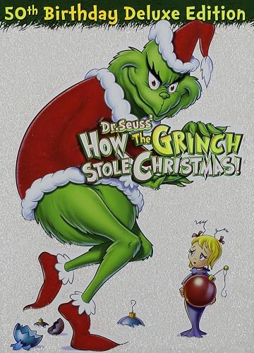 How the Grinch Stole Christmas (1966) DVD cover, a Christmas movie for kids