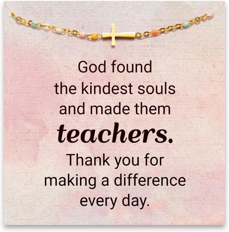 Teacher appreciation charm bracelet