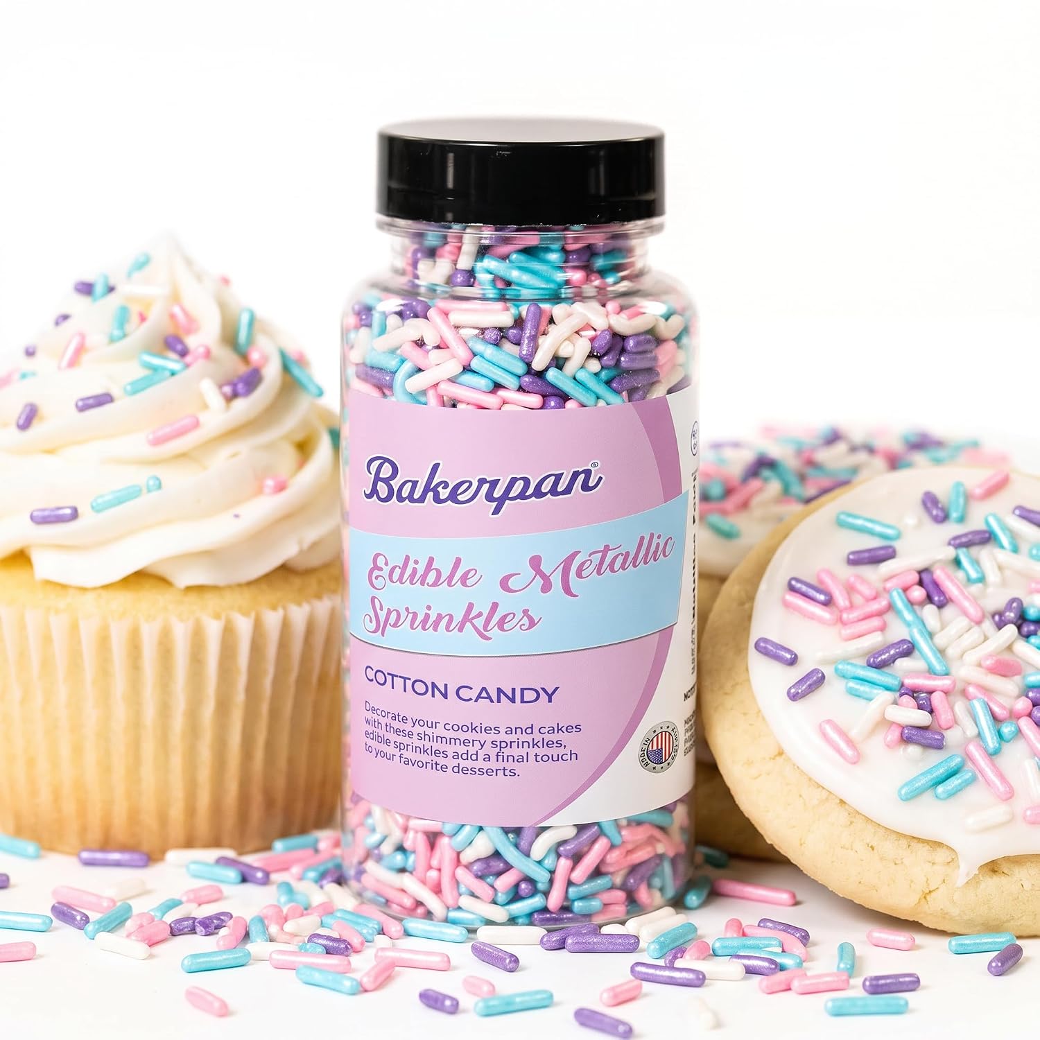Pastel jimmies sprinkles