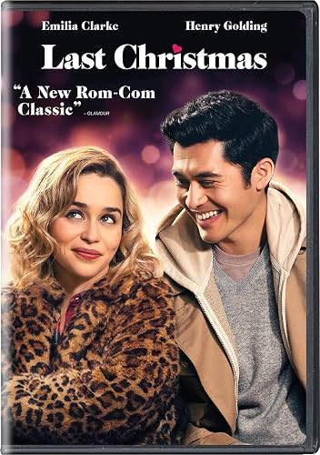Last Christmas DVD cover, a romantic Christmas movie