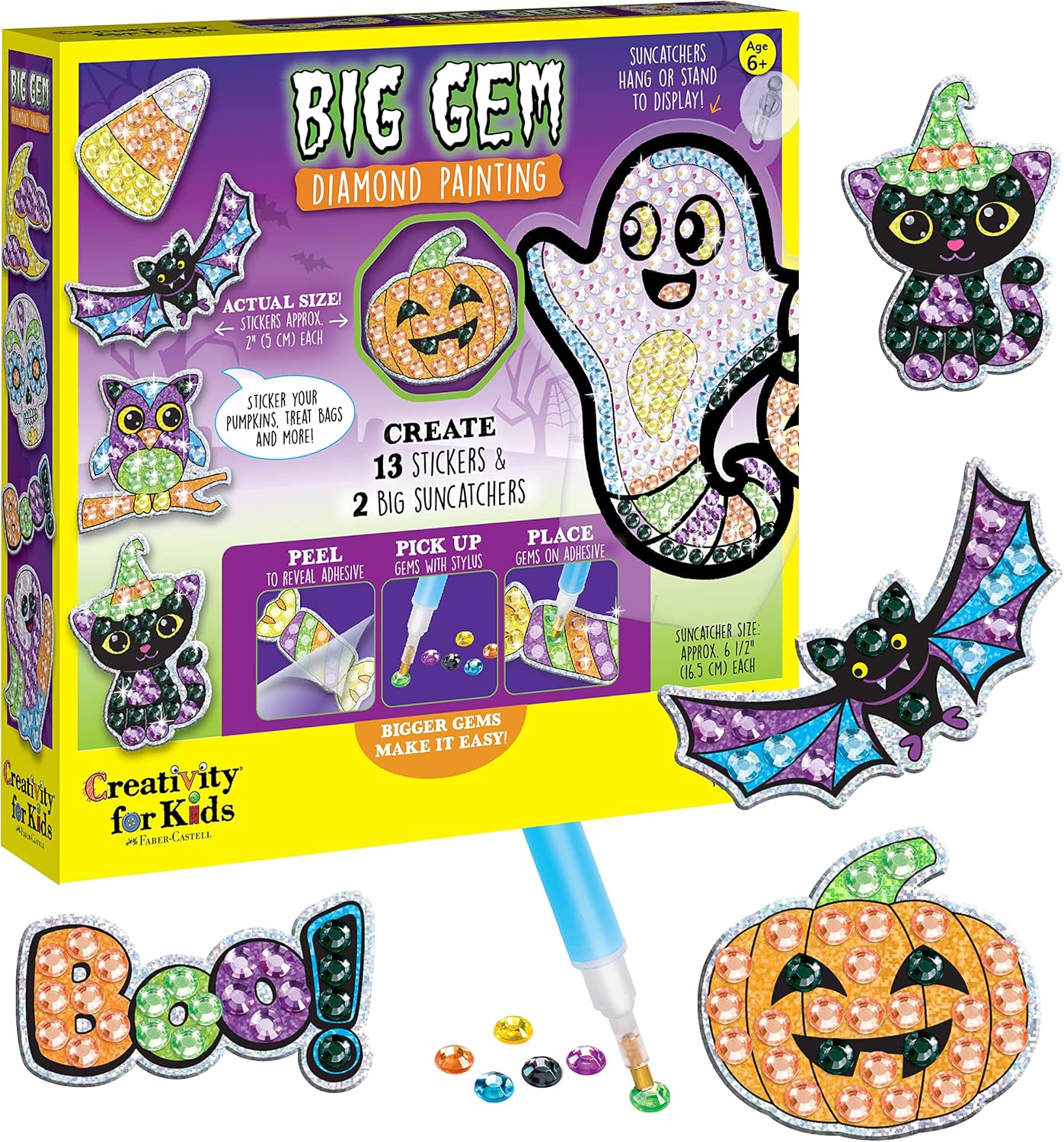 Halloween gem diamond painting kit