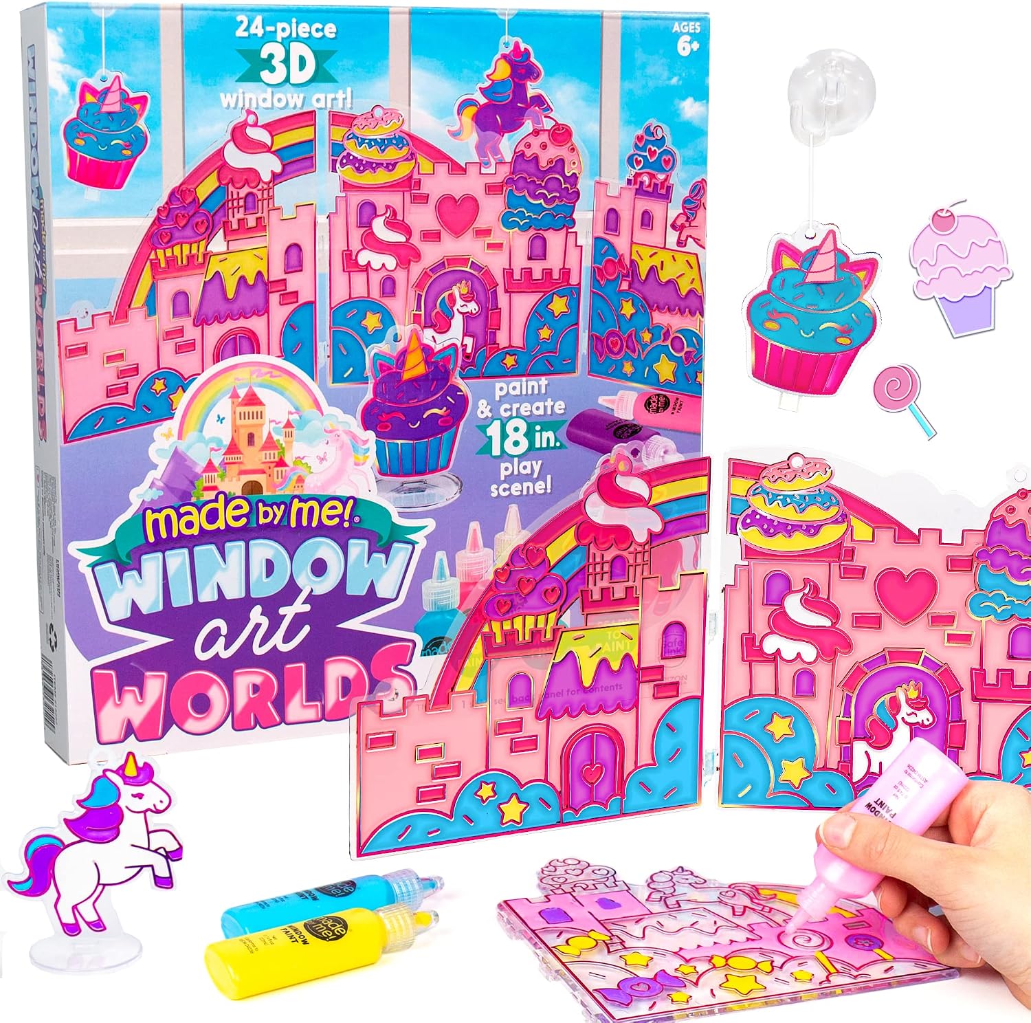 Unicorn window art craft kit