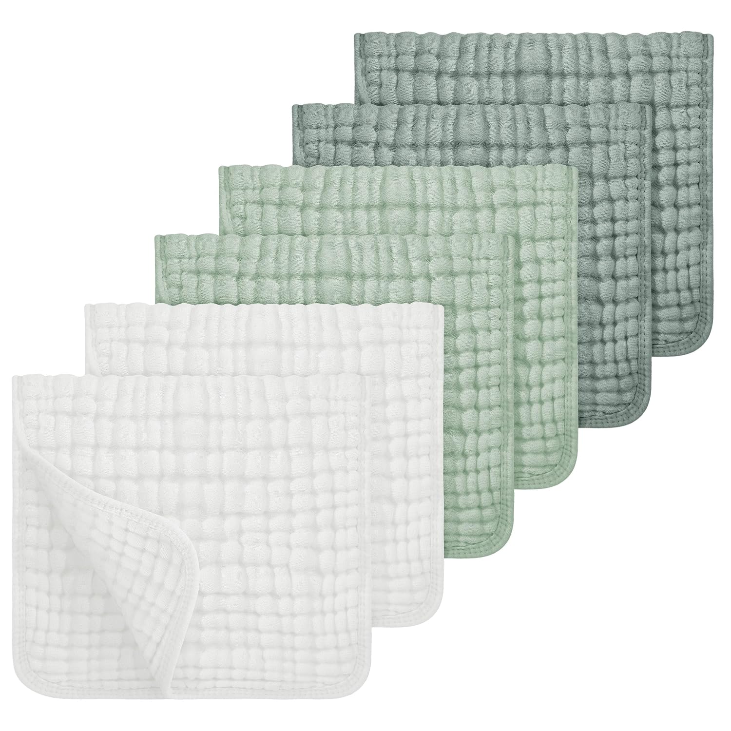 Muslin baby burp cloths