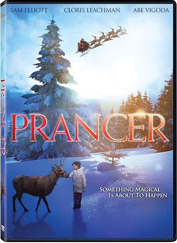 Prancer DVD cover, a Christmas movie for kids