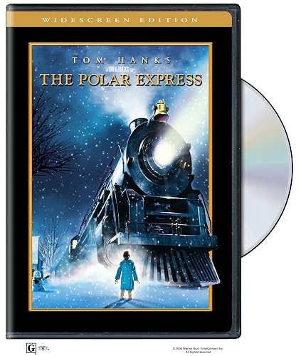 The Polar Express DVD cover, a Christmas movie for kids