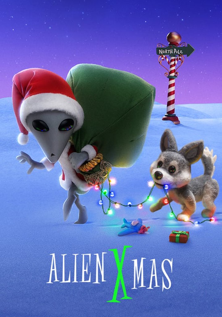 Alien Xmas Netflix Christmas movie poster