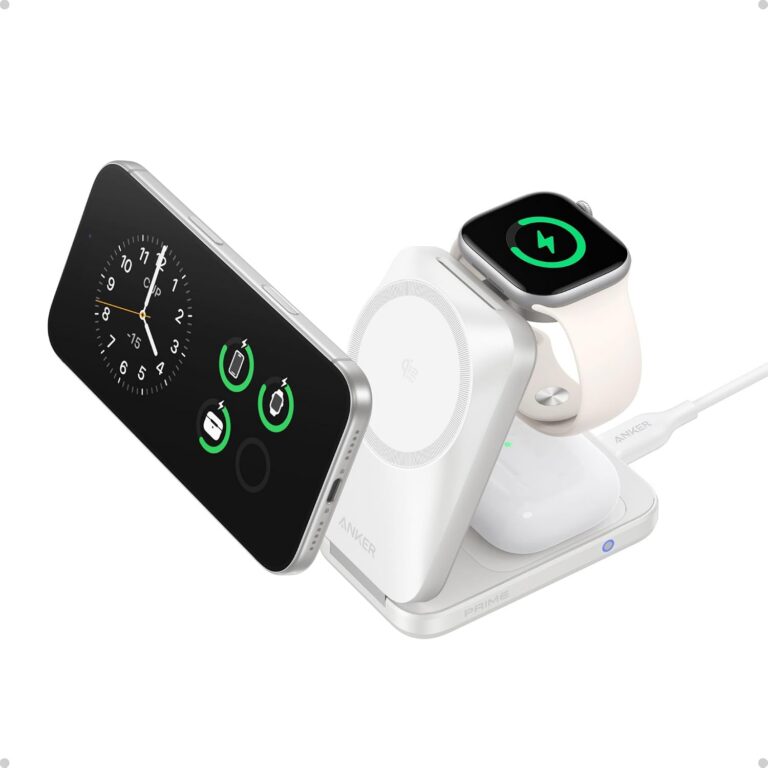 Anker Prime foldable 3-in-1 Qi2.2 travel charger
