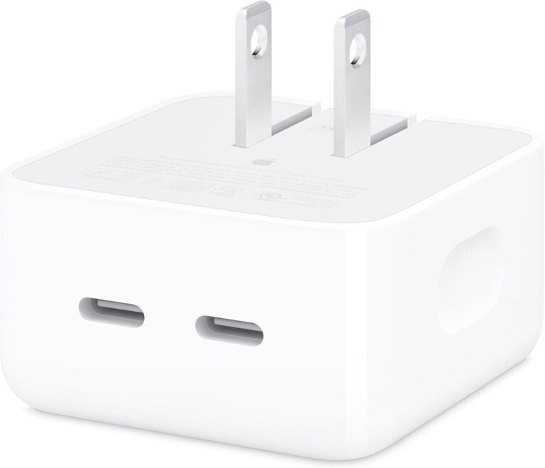 Apple 35W Dual USB-C Port Compact Power Adapter