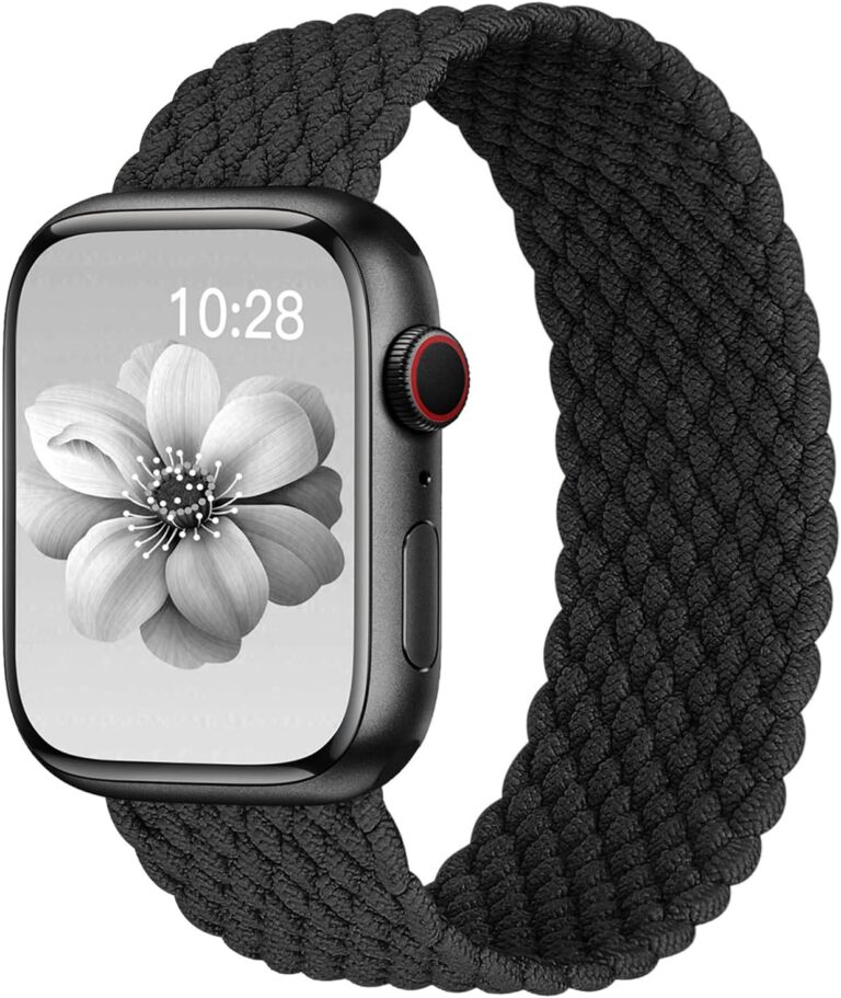 Stretchy braided solo loop bands for Apple Watch
